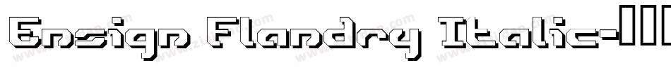 Ensign Flandry Italic字体转换
